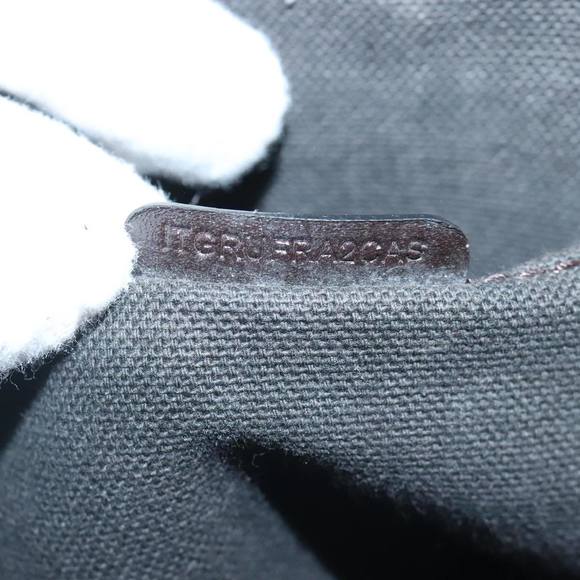 BURBERRY Nova Check Hand Bag PVC 2way Beige Gold Auth 96941 - Picture 11 of 16